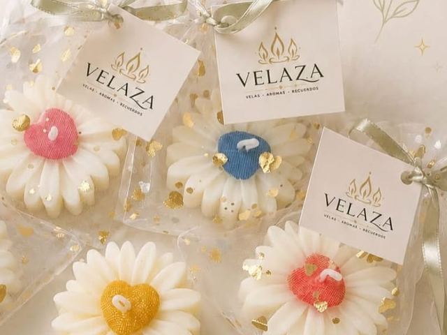 Margaritas aromatizadas Velaza en bolsas con etiquetas de regalo
