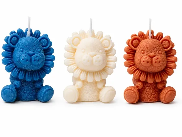 Leoncitos de cera Velaza en varios colores